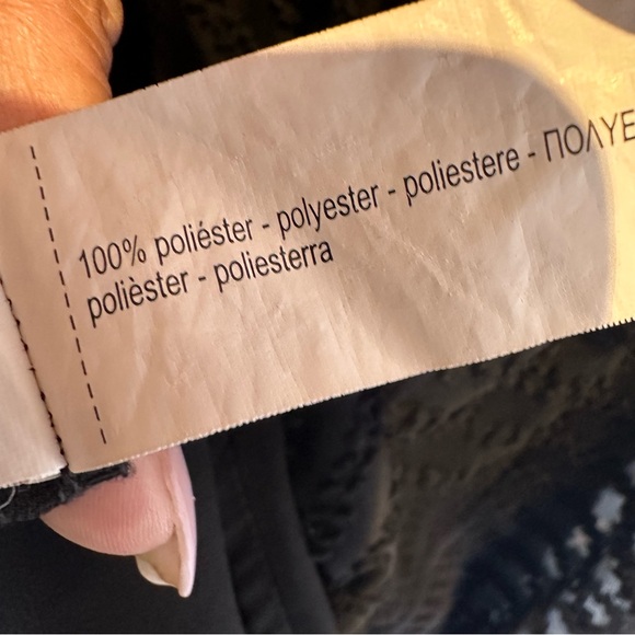 Zara Black Textured Midi Dress - Picture 8 of 9